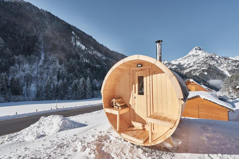 Naturparkresort Xeis Natur Apartments Johnsbach Kültér fotó