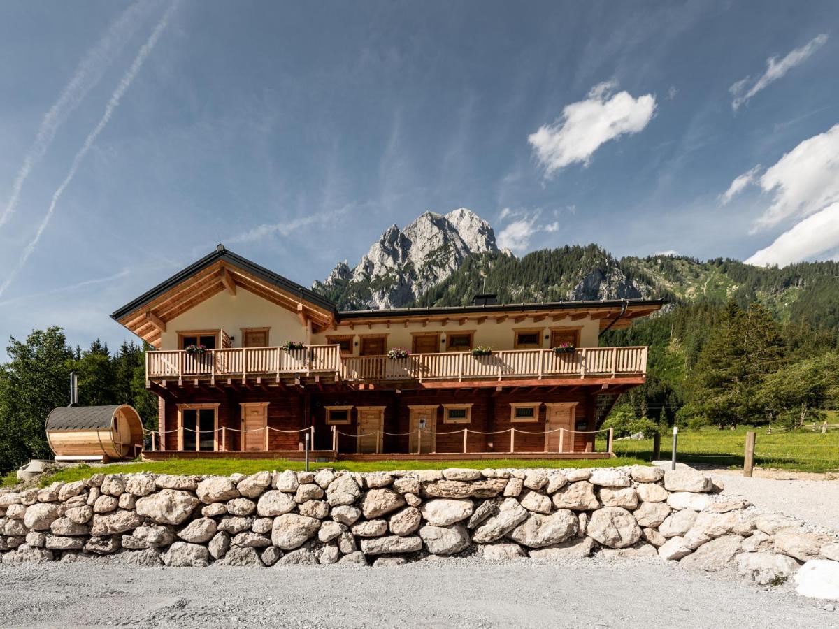 Naturparkresort Xeis Natur Apartments Johnsbach Kültér fotó